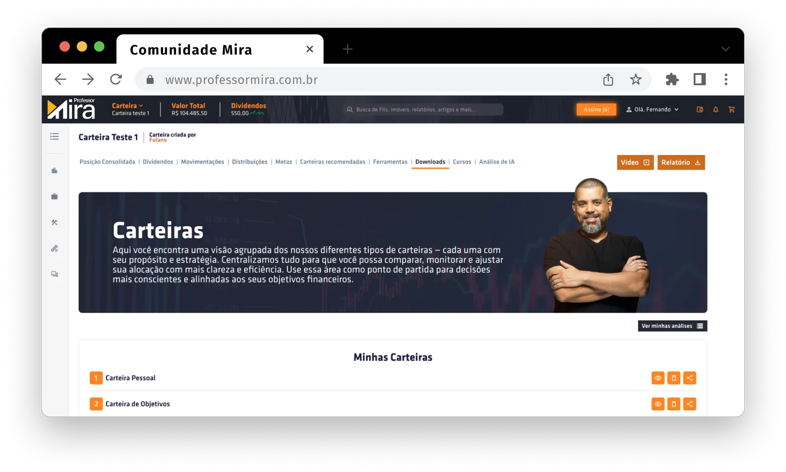 Plataforma Web Comunidade Mira